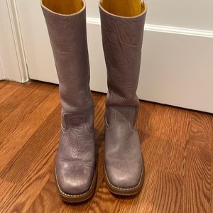 Classic Frye leather boots.